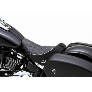 view Corbin HD-ST18-SG-S-E Classic Solo Seat(w/ Heat) for Harley Softails (2018-)