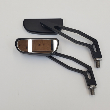 view Aeromach CI-5006 Short 6" Fast Track Billet Mirrors for Indian FTR1200 (2019-)