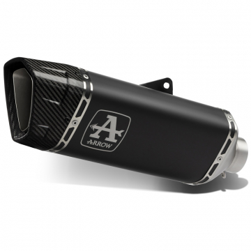 view Arrow 71068PTN Racing Pista Full Exhaust, Dark for Aprilia RS 457 (2024-)