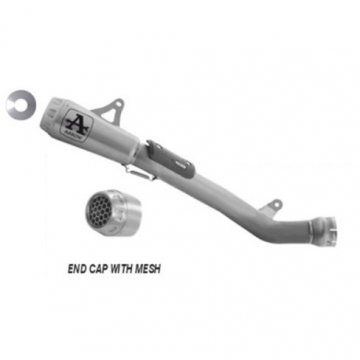 view Arrow 71215HCPF Pro-Race Half Exhaust, Titanium for Kawasaki ZX-10RR '21-