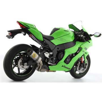 view Arrow 71215HK Indy-Race Half Exhaust, Titanium for Kawasaki ZX-10RR '21-