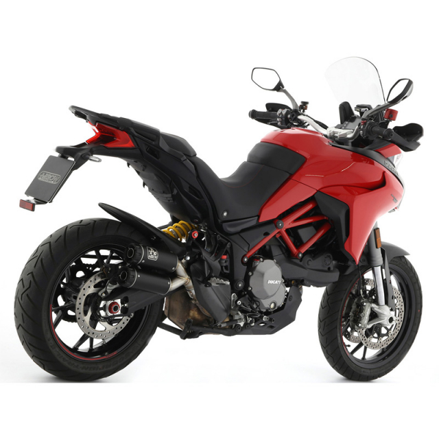 Arrow 71923RBN Rebel Slip on Exhausts Nichrome Dark for Ducati Multistrada 950 19 20 Accessories International