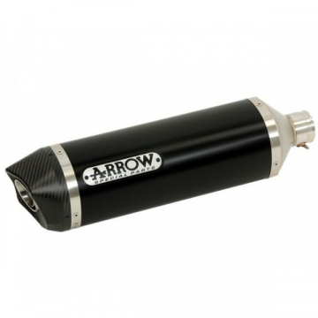 view Arrow 71928AKN Indy-Race Slip-on Exhaust, Aluminum Dark for Kawasaki ZX-10RR '21-