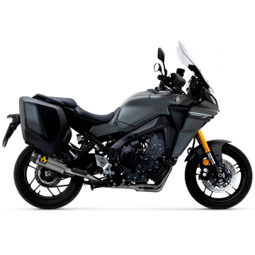 view Arrow 71935PKN Works Slip-on Exhaust, Nichrome Dark for Yamaha Tracer 9 / GT '21-