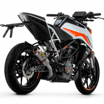 view Arrow 71936GP GP2 Slip-on Exhaust, Titanium for KTM Duke 125/390 '21-