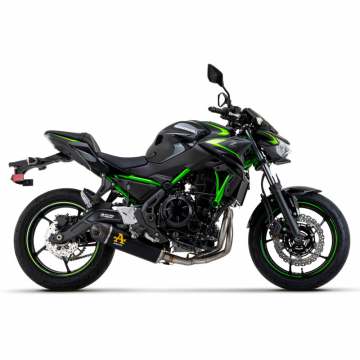 view Arrow 71937AKNW Indy-Race Full Exhaust, Aluminum Dark for Kawasaki Z650 (2021-)