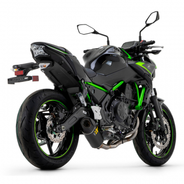 view Arrow 71937PKNW Indy-Race Full Exhaust, Aluminum Dark for Kawasaki Z650 (2021-)