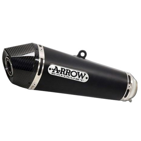 Arrow 71938XKN X-Kone Slip-on Exhaust, Nichrome Dark for Suzuki