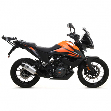 Arrow 72627AK Indy Race Slip-on Exhaust, Aluminum for KTM 390 Adventure '20-