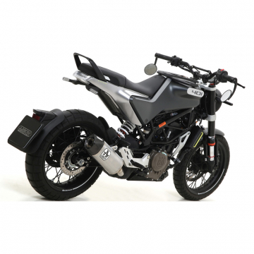view Arrow 72631AK Indy-Race Slip-on Exhaust, Aluminum for Svartpilen/Vitpilen 401 '20-