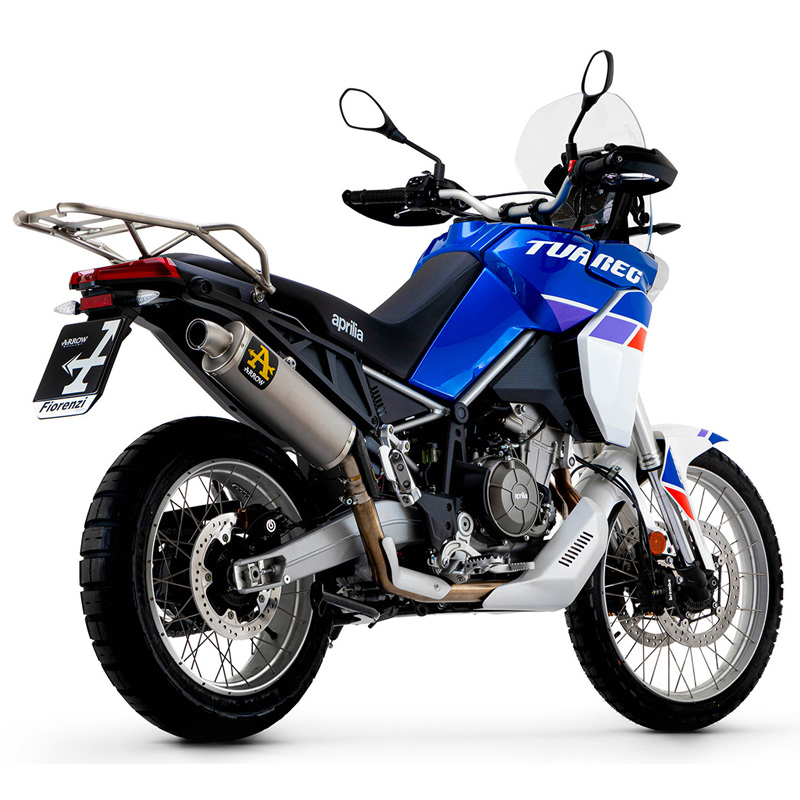 Arrow 72637PO Indy Race Titanium Exhaust for Aprilia Tuareg 660 (2022