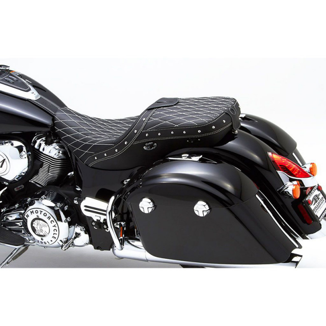 Corbin I-DT-E Dual Touring Seat, Heated for Indian Chief Classic