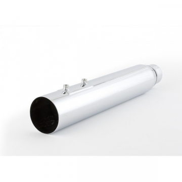 view D&D Billet Ghost Pipe Straight Cut Exhaust, Chrome for Harley-Davidson FLH/FLT '09-'16