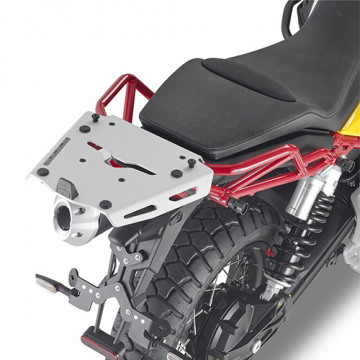 Givi SRA8203 Specific Rear Rack, Aluminum for Moto Guzzi V85TT (2019-)