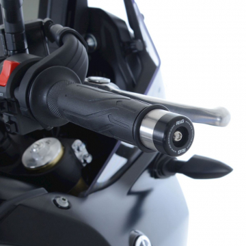 R&G BE0124BK Bar End Sliders for Yamaha Tenere 700 (2020-)