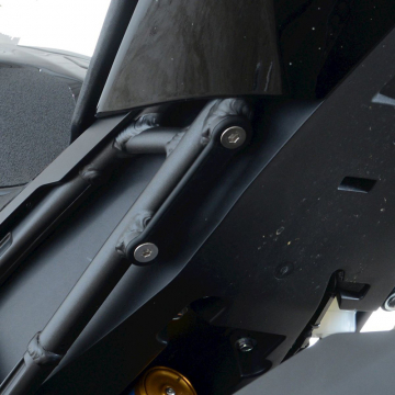 view R&G BLP0108BK Rear Footrest Blanking Plate, Black for Honda CBR1000RR-R (SP) (2020-)