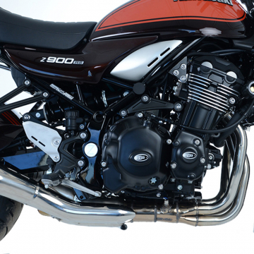 view R&G ECC0252BK Pulse Engine Case Covers for Kawasaki Z900RS / Cafe (2018-)