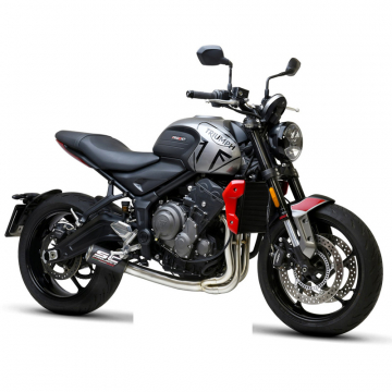 view SC-Project T26-CDE36CR CR-T Full System Exhaust, Carbon Fiber for Triumph Trident 660 '20-