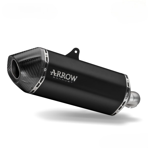 Arrow 72502SKN Sonora Exhaust, Titanium Dark for Suzuki VStrom 1050