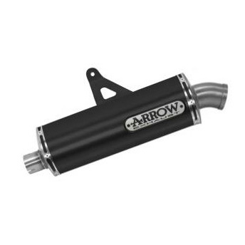 view Arrow 72621AON Dark Aluminum Maxi Race-Tech Silencer for CRF1000L Africa Twin '16-'17