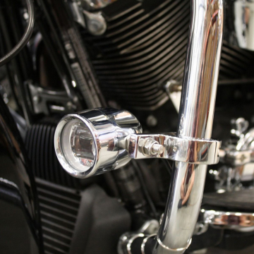 view Custom Dynamics PB-FOG-CHAL-C Probeam LED Halo Fog Lamps, Chrome for Indian Challenger