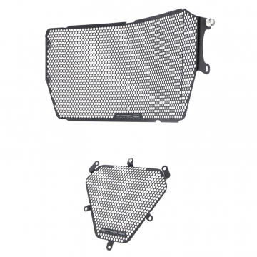 view Evotech PRN011674-014512 Radiator Oil Cooler Guard Set for Ducati Diavel 1260 S '19-'22