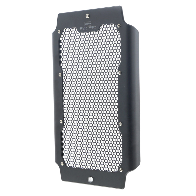 T100 Radiator Guard Evotech PRN013141-02 Radiator Guard, Black for Triumph Bonneville T100 ...