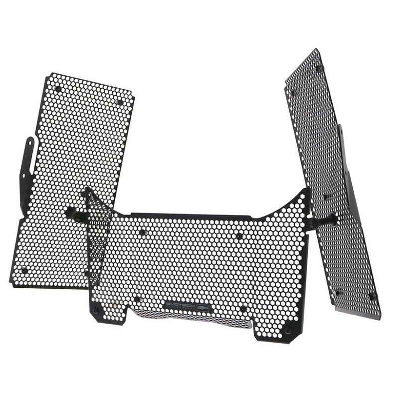 Evotech PRN015299 Radiator Guard, Black for Ducati Multistrada V4 / S