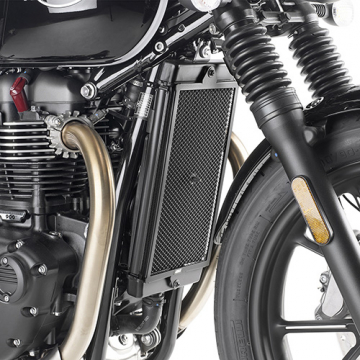 view Givi PR6407 Radiator Guards, Black for Triumph Street Twin 900 (2016-)