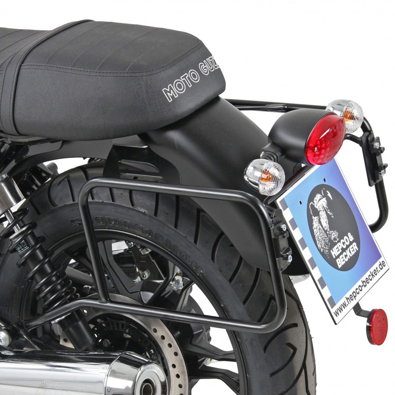 Hepco & Becker 650.540 00 01 Side Carrier, Black for Moto Guzzi V7