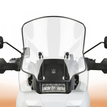 view National Cycle N20413 VStream Mid Beaded Windscreen, Clear for Harley Pan America '21-