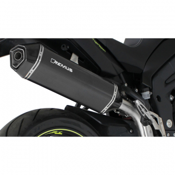 view Remus 054483 916017 Hexacone Slip-on Exhaust, Carbon for Triumph Tiger Sport 1050 '17-