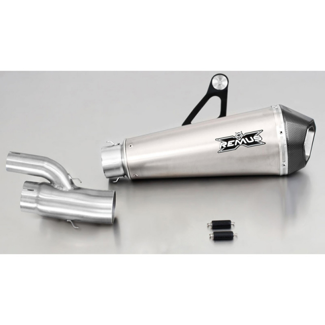 s1000rr REMUSマフラー Remus 056802 087017 Hypercone Slip-on Exhaust w/ Mid Pipe
