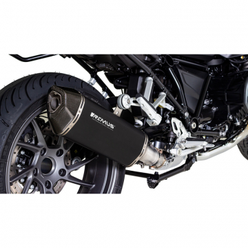 Remus 64783 088219 Black Hawk Racing Slip-on Exhaust, Black for BMW R1250R/RS '19-