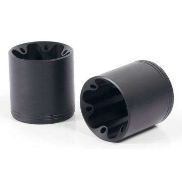 view Remus EK61 Euro 5 Exhaust Straight V1 End Caps, Black for BMW R18 '21-