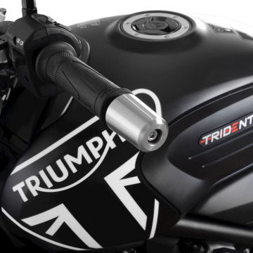 view R&G BE0163SS Stainless Steel Bar Ends for Triumph Trident 660 / Speed Triple 1200 RS (2021-)