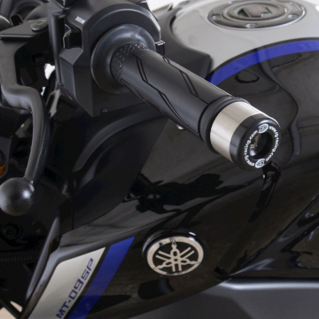 view R&G BE0179BK Bar End Sliders, Black for Yamaha MT-09 & SP '21-'23