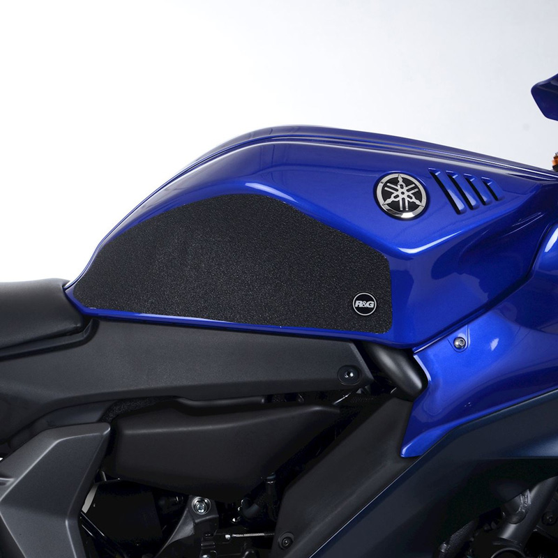 R&G Tank Traction Grips(2pc), Clear for Yamaha YZF-R7 '22-'25