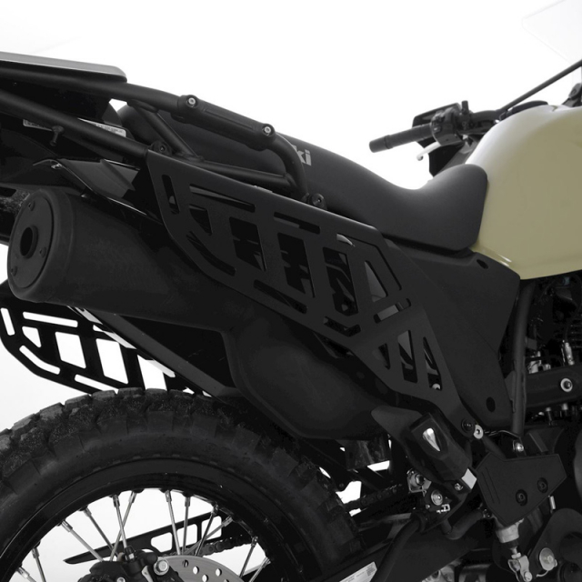 R&G LSR0006BK Luggage Rails for Kawasaki KLR650 (2022-) | Accessories International