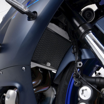 view R&G RAD0281BK Radiator Guard, Black for Yamaha YZF-R7 (2022-)