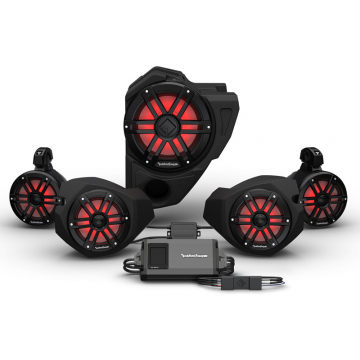 view Rockford Fosgate RZR14RC-STG4 Stage-4 Audio System for RZR models with Ride Command '14-