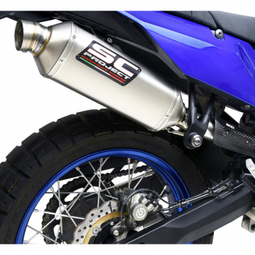SC-Project Y28-H100T Rally Raid Slip-on Exhaust for Yamaha Tenere 700 '19-'24