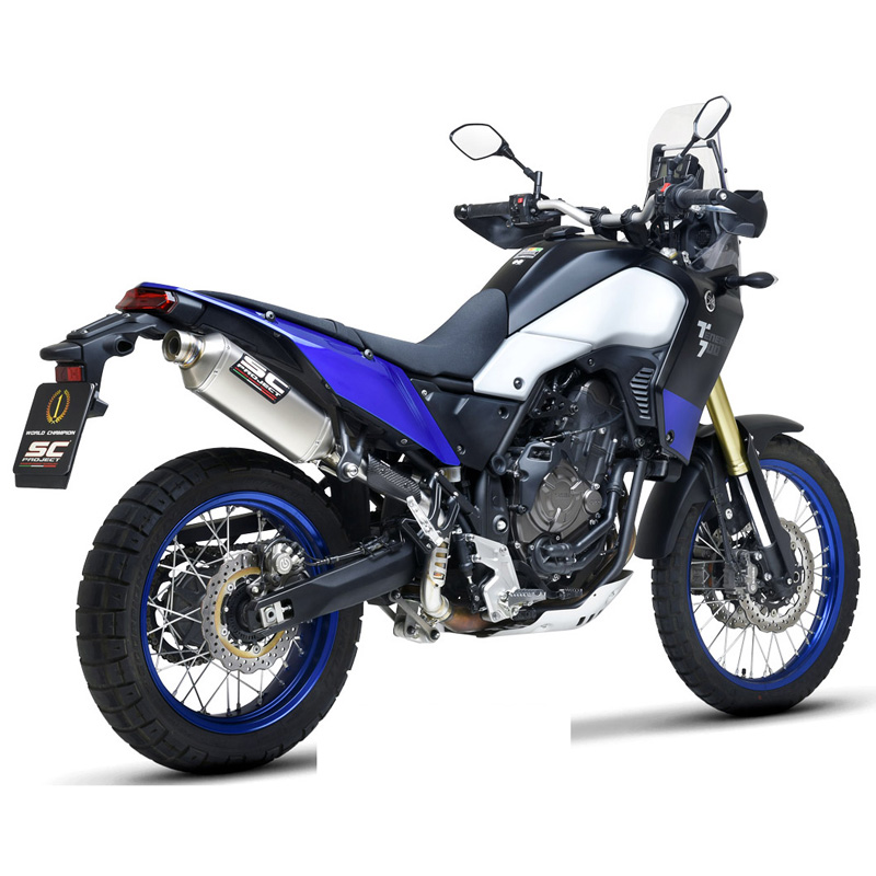 SC-Project Y28-H100T Rally Raid Slip-on Exhaust for Yamaha Tenere 700 '19-'24