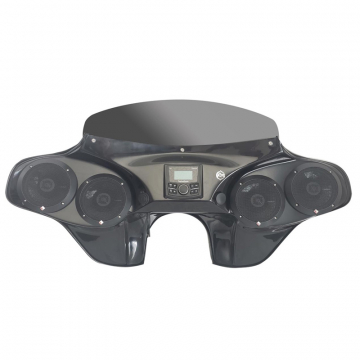 view Reckless Motorcycles VS13S Batwing Fairing with Stereo for Yamaha V-Star 1300 (2007-)