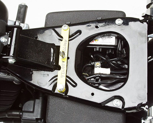front seat latches shown