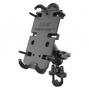 Ram Mount RAM-B-149Z-A-PD4U Quick-Grip (Large Phone) Phone Mount with Handlebar U-Bolt Base