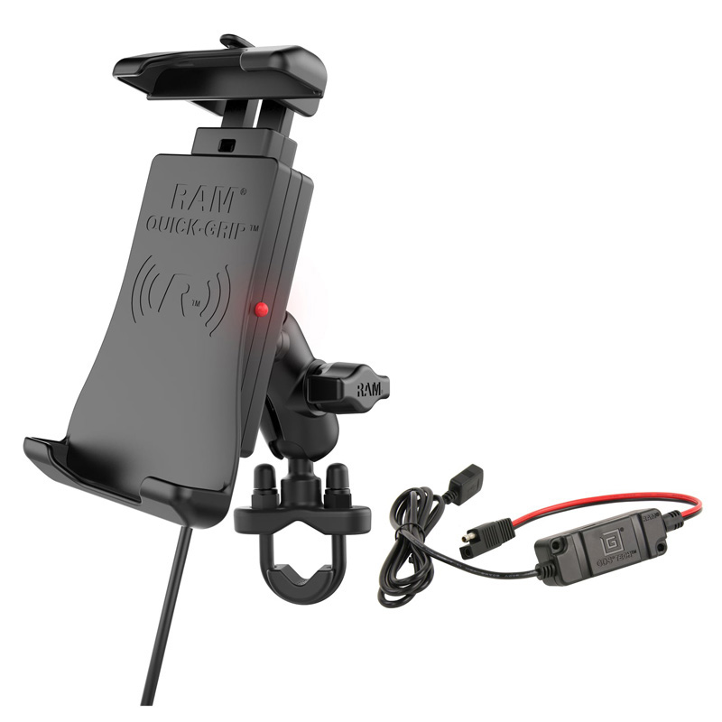 Ram Mount RAMB149ZAUN14WV7M QuickGrip Waterproof Wireless Charging Mount Accessories