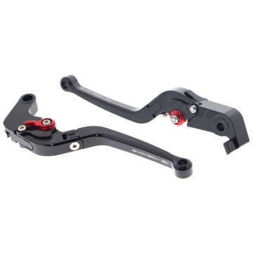 view Evotech PRN002406-002868-11 Folding Clutch And Brake Levers for Aprilia RSV4/Tuono '21-