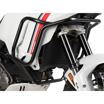 view Hepco & Becker 502.7638 00 01 Tank Guards, Black for Ducati Desert X '22-