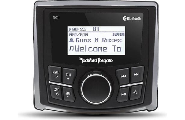 Rockford Bluetooth Unit (PMX-1) Front with Switches